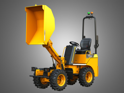 1T-2 Electric High Tip Dumper 3D Модель