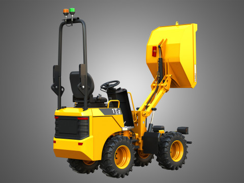 1T-2 Electric High Tip Dumper Model 3D