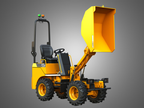 1T-2 Electric High Tip Dumper Model 3D