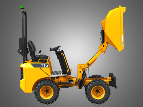 1T-2 Electric High Tip Dumper Model 3D
