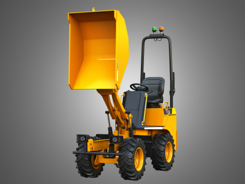 1T-2 Electric High Tip Dumper Model 3D