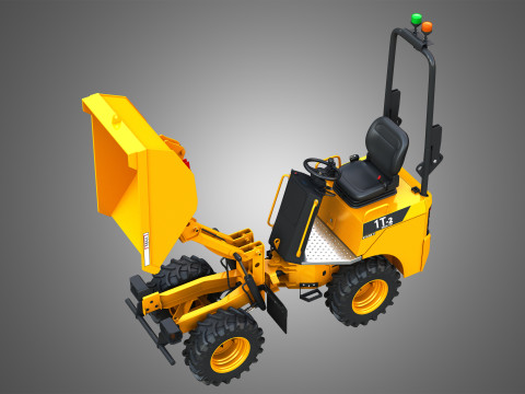 1T-2 Electric High Tip Dumper Model 3D