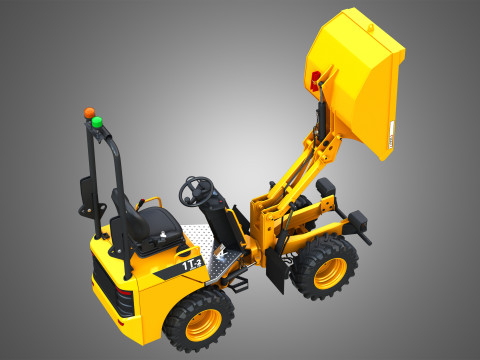 1T-2 Electric High Tip Dumper Model 3D