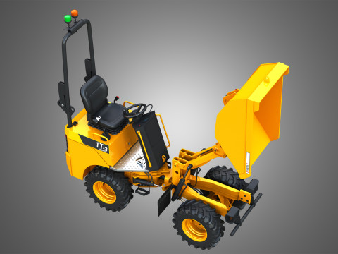1T-2 Electric High Tip Dumper Model 3D