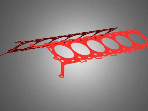 V12 Twin Turbo Car - Engine Full Internal and External Parts 3D Model