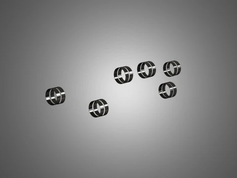 V12 Twin Turbo Car - Engine Full Internal and External Parts 3D Model