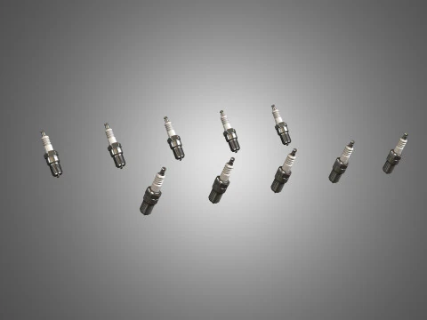 V12 Twin Turbo Car - Engine Full Internal and External Parts 3D Model