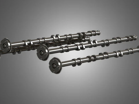 V12 Twin Turbo Car - Engine Full Internal and External Parts 3D Model