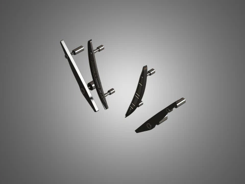 V12 Twin Turbo Car - Engine Full Internal and External Parts 3D Model