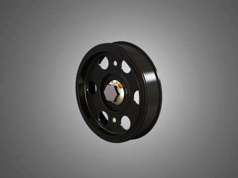 V12 Twin Turbo Car - Engine Full Internal and External Parts 3D Model