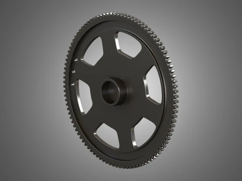 V12 Twin Turbo Car - Engine Full Internal and External Parts 3D Model