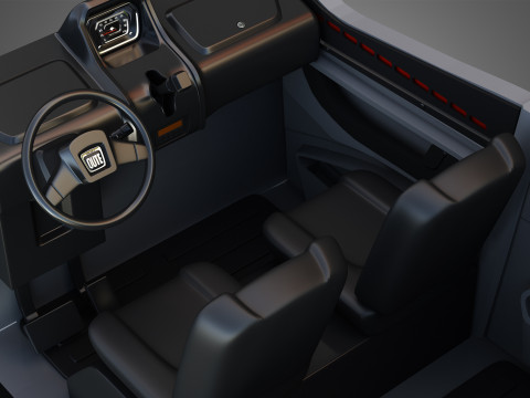 Bajaj Qute Car 3D Model