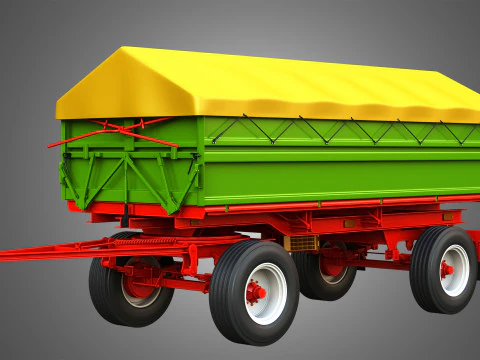 Rimorchio Fortschritt HW-80 Modello 3D