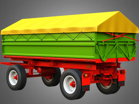 Reboque Fortschritt HW-80 Modelo 3D