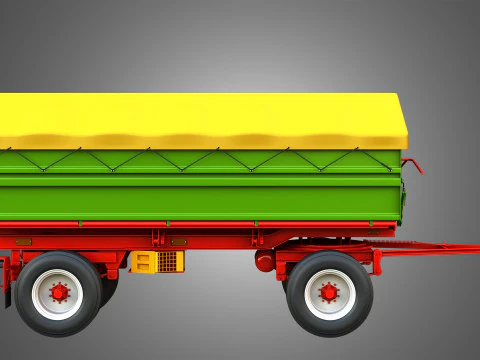 Reboque Fortschritt HW-80 Modelo 3D