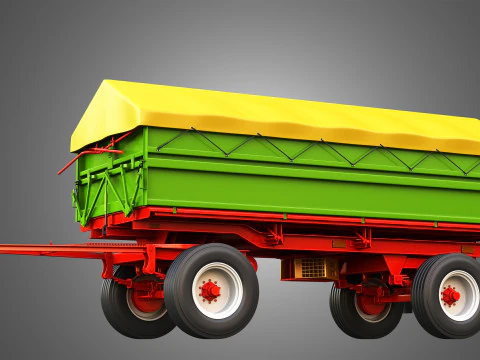 Reboque Fortschritt HW-80 Modelo 3D