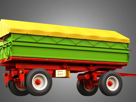 Reboque Fortschritt HW-80 Modelo 3D