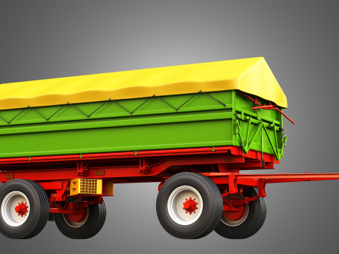 Fortschritt HW-80 Trailer 3D Модель