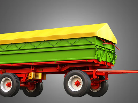 Reboque Fortschritt HW-80 Modelo 3D