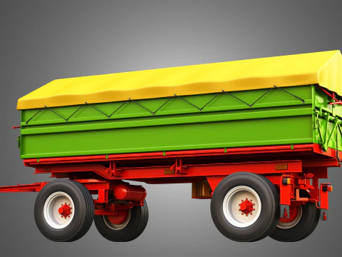 Reboque Fortschritt HW-80 Modelo 3D