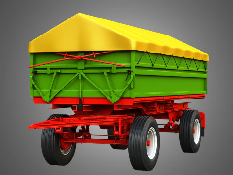 Reboque Fortschritt HW-80 Modelo 3D