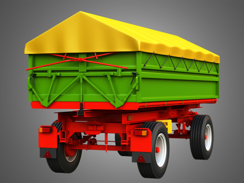 Fortschritt HW-80 Trailer 3D Модель