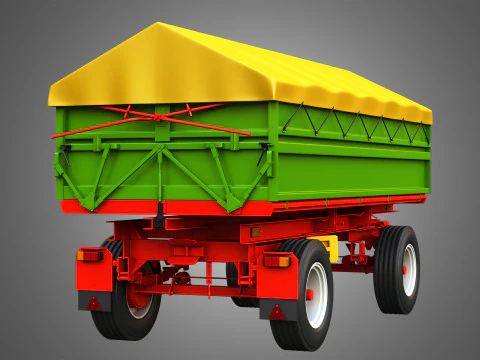 Reboque Fortschritt HW-80 Modelo 3D