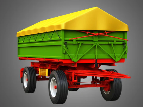 Reboque Fortschritt HW-80 Modelo 3D