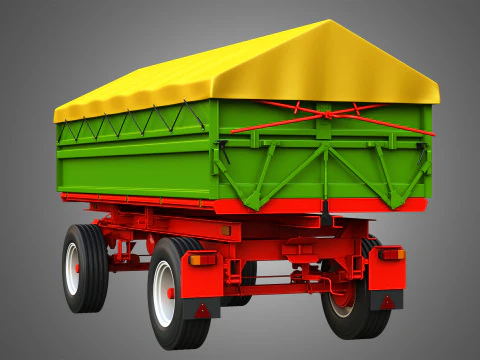 Reboque Fortschritt HW-80 Modelo 3D