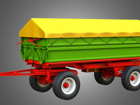 Reboque Fortschritt HW-80 Modelo 3D