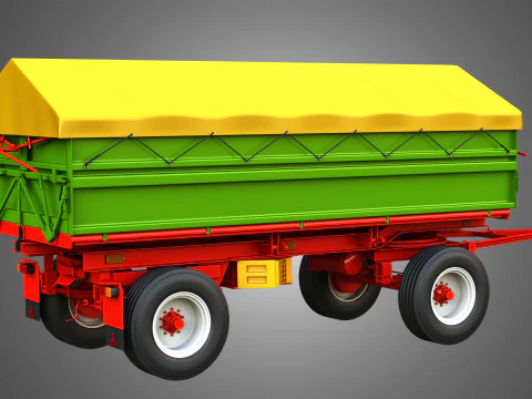 Reboque Fortschritt HW-80 Modelo 3D