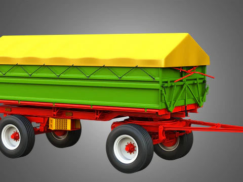 Reboque Fortschritt HW-80 Modelo 3D