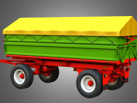 Reboque Fortschritt HW-80 Modelo 3D