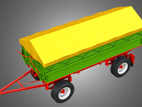 Reboque Fortschritt HW-80 Modelo 3D