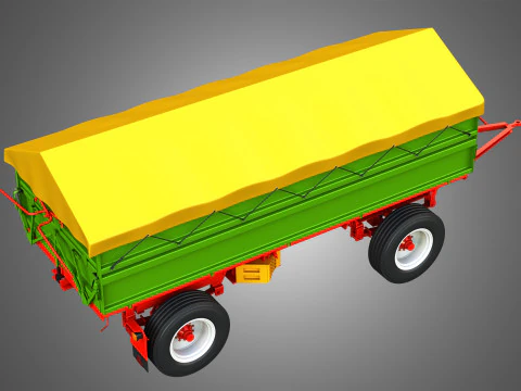 Reboque Fortschritt HW-80 Modelo 3D