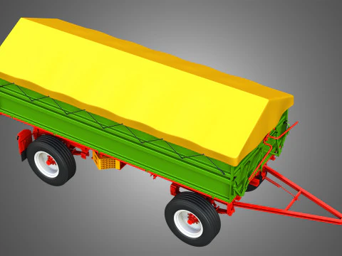 Reboque Fortschritt HW-80 Modelo 3D