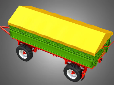 Reboque Fortschritt HW-80 Modelo 3D