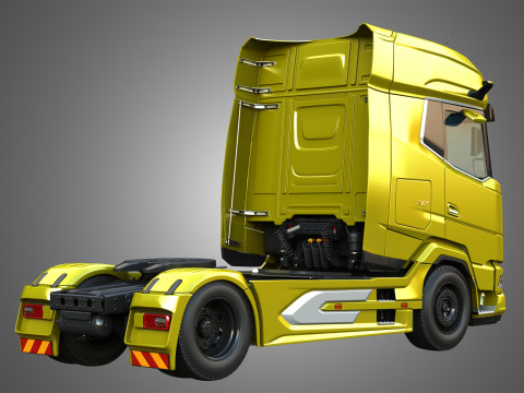 XG 530 Truck - Single Axle 3D Model