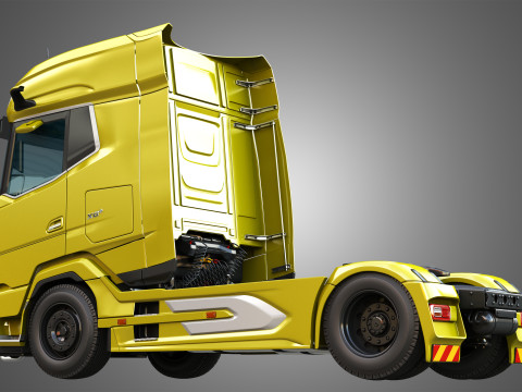 XG 530 Truck - Single Axle 3D Model