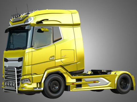 XG 530 Truck - Single Axle 3D Model