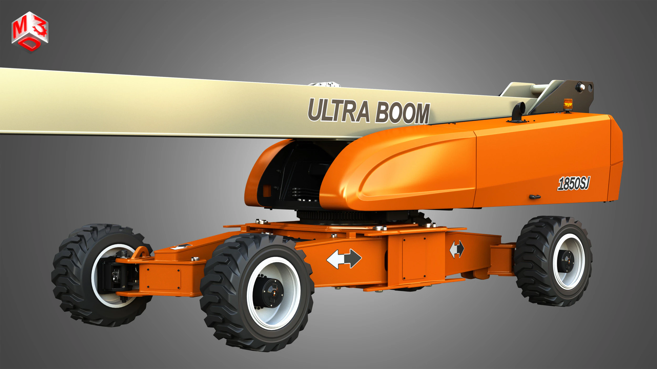 1850SJ Ultra Telescopic Boom Lift 3D Model .c4d .max .obj .3ds .fbx .stl .blend 