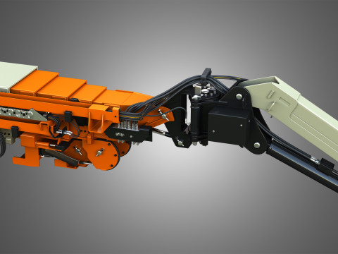 1850SJ Ultra Telescopic Boom Lift 3D Model