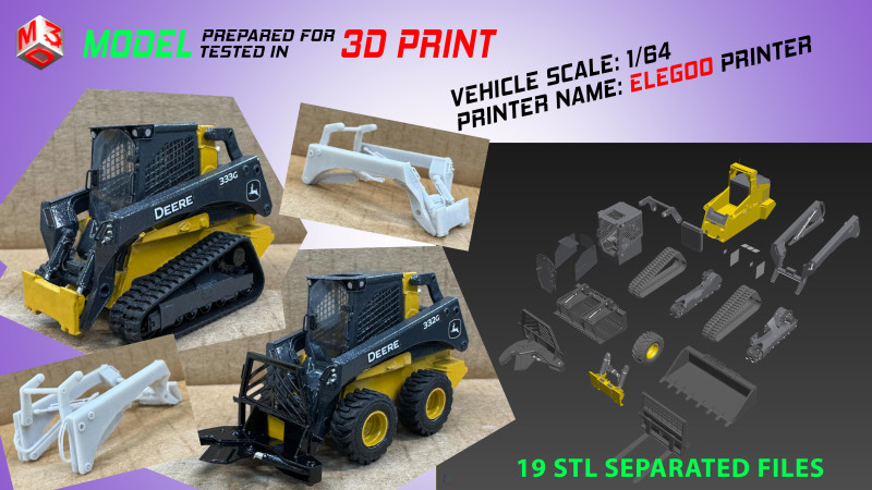 333G - 332G Loaders - 3D printable models - A1 3D print Modelo de impresión 3D .c4d .max .obj .3ds .fbx .stl .blend