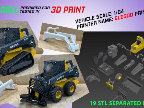 333G - 332G Loaders - 3D printable models - A1 3D print 3D Принт Модель