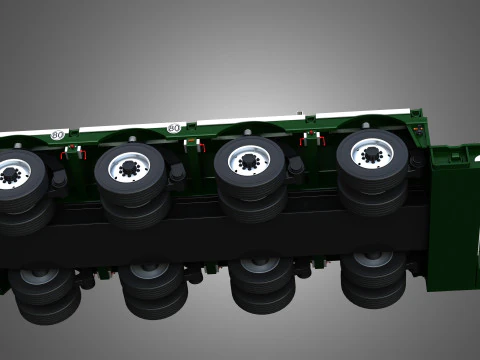 Rimorchio Faymonville - Gamma CombiMAX Modello 3D