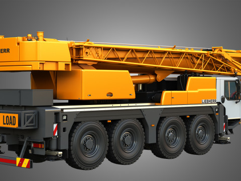 LTM 1070-4-2 Mobile Crane 3Dモデル