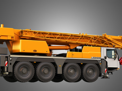 LTM 1070-4-2 Mobile Crane 3Dモデル