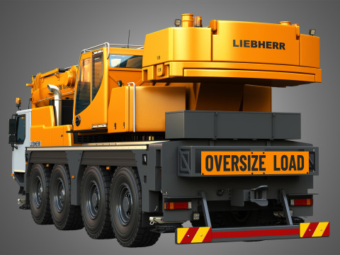 LTM 1070-4-2 Mobile Crane 3Dモデル