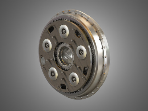 PW GTF Engine Gearbox 3D मॉडल
