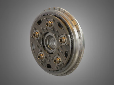 PW GTF-Motorgetriebe 3D Modell